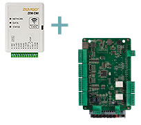Connection with Access Control Panel (2 Doors)