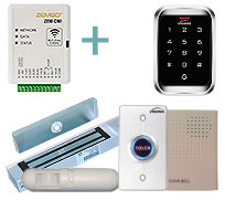 Connection with VIS-3000, 1 Maglock, 1 Exit Button, 1 PIR, 1 Door Bell, 3 Power Supplies